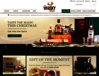 thewhiskyworld.co.uk screenshot