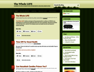 thewholelifeblog.wordpress.com screenshot