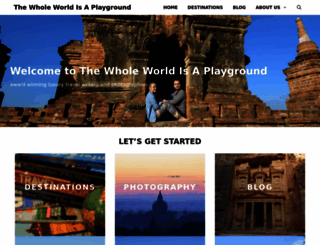 thewholeworldisaplayground.com screenshot