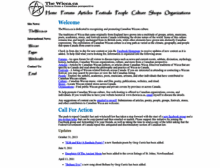 thewicca.ca screenshot