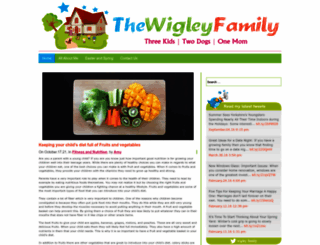 thewigleyfamily.com screenshot