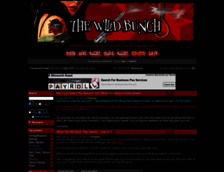 thewildbunch.forum.st screenshot