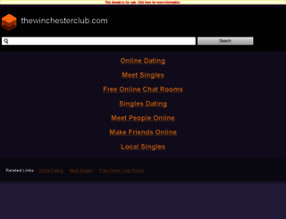 thewinchesterclub.com screenshot