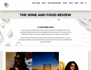 thewineandfoodreview.com screenshot