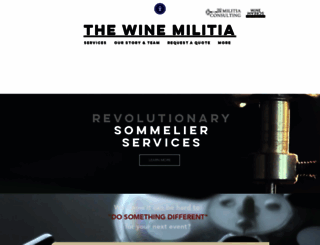 thewinemilitia.com screenshot