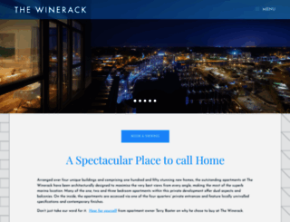 thewinerackapartments.com screenshot