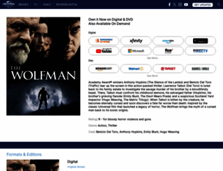 thewolfmanmovie.com screenshot