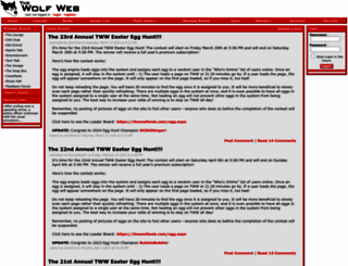 thewolfweb.com screenshot