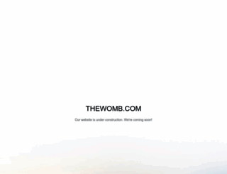 thewomb.com screenshot