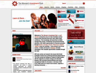 thewomensinvestmentclub.com.au screenshot