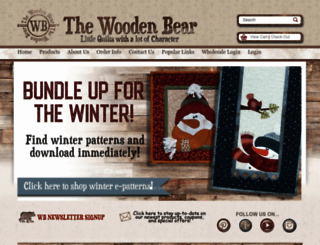 thewoodenbear.com screenshot