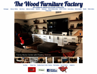 thewoodfurniturefactory.com screenshot