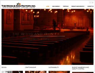 thewoodironfactory.com screenshot
