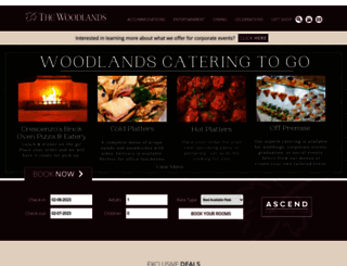 thewoodlandsresort.com screenshot