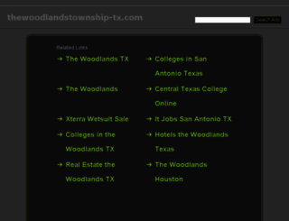 thewoodlandstownship-tx.com screenshot