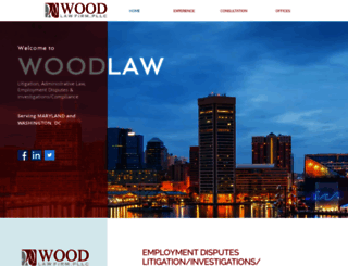 thewoodlawfirm.com screenshot