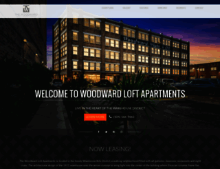thewoodwardapartments.com screenshot