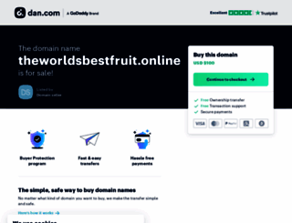 theworldsbestfruit.online screenshot