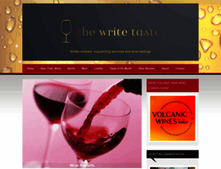 thewritetaste.co.uk screenshot