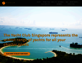 theyachtclub.sg screenshot