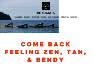 theyogafest.com screenshot