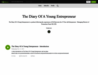 theyoungentrepreneur.podbean.com screenshot