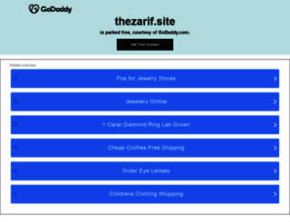 thezarif.site screenshot