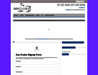 thezencruise.com screenshot
