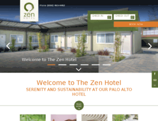 thezenhotel.com screenshot