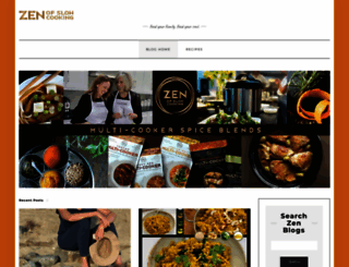 thezenofslowcooking.com screenshot