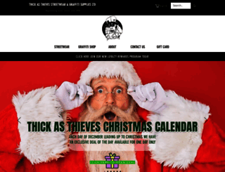 thickasthievesstreetwear.com screenshot