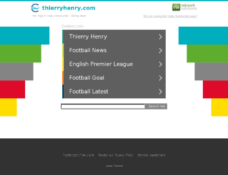 thierryhenry.com screenshot