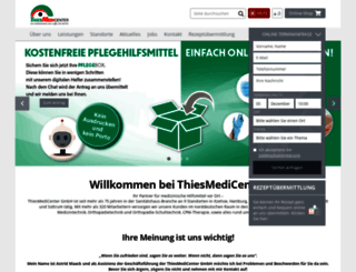 thiesmedicenter.de screenshot