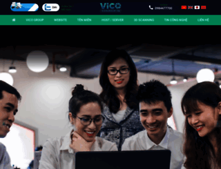 thietkeweb.vico.vn screenshot