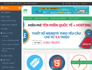 thietkewebsite.vn4u.vn screenshot