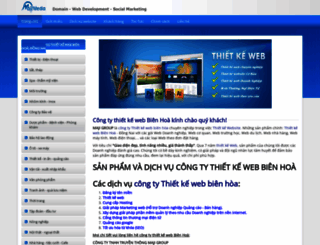 thietkewebsitebienhoa.com screenshot