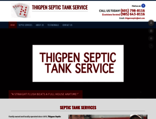thigpenseptic.com screenshot