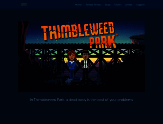 thimbleweedpark.com screenshot
