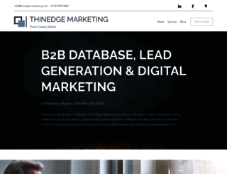 thinedge-marketing.com screenshot