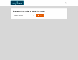 thingcharger.aftership.com screenshot