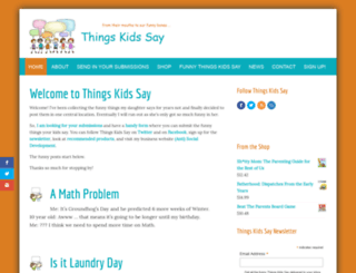 things-kids-say.com screenshot