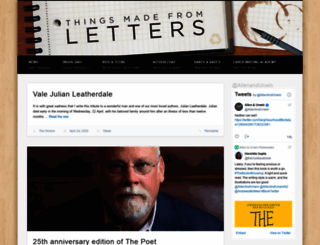 thingsmadefromletters.com screenshot