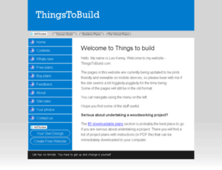 thingstobuild.com screenshot