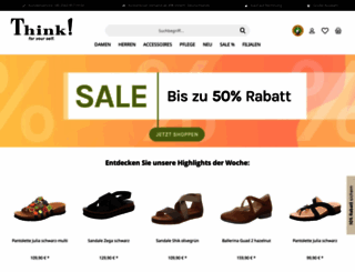 think-schuhe-online.de screenshot
