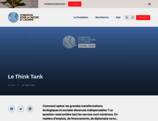 think-tank.fnh.org screenshot