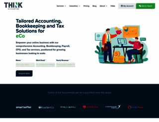 thinkaccounting.ca screenshot