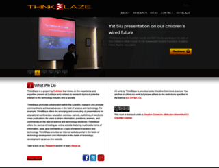 thinkblaze.org screenshot