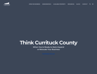 thinkcurrituck.com screenshot