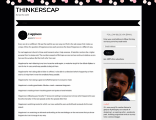 thinkerscap.wordpress.com screenshot