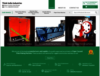 thinkindiaindustries.com screenshot
